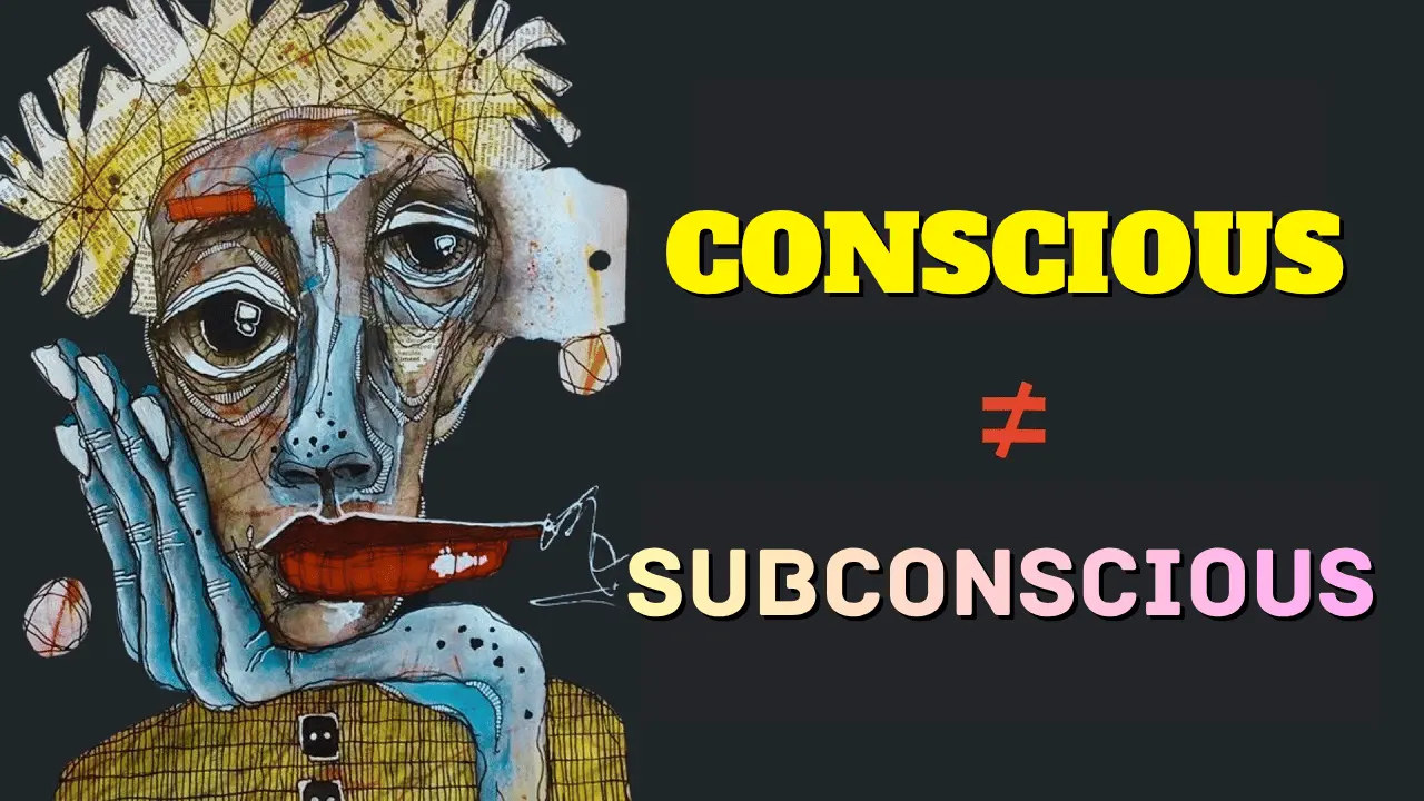 Artistic visualization of human psychology, portraying deep subconscious influence beneath conscious thought