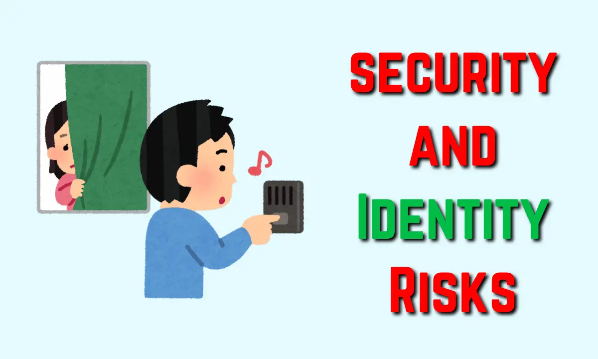 Illustration of stick figures protecting their personal space, symbolizing privacy concerns and fear of social media judgment