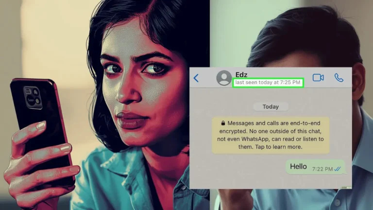 person looking at a phone screen with a message seen but no reply