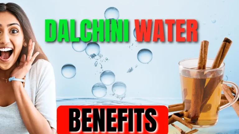 A glass of cinnamon water made from dalchini sticks for blood sugar and metabolism support