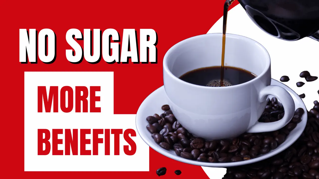 A cup of black coffee without sugar for energy, metabolism, and focus