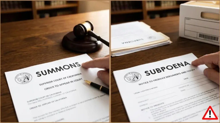 Understand how summons and subpoenas work in U.S. law and why confusing them can lead to serious legal issues.