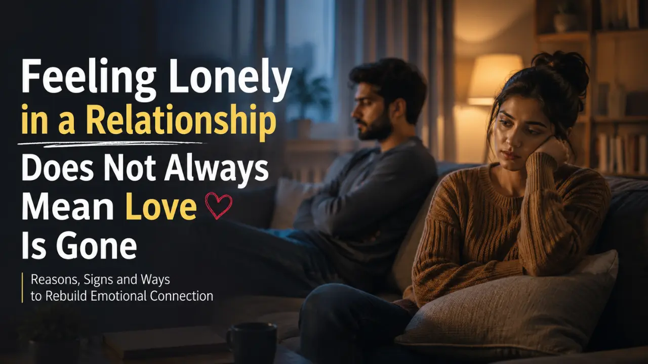 Relationship loneliness can happen even when love still exists. Learn why emotional distance starts and how honest connection can return.