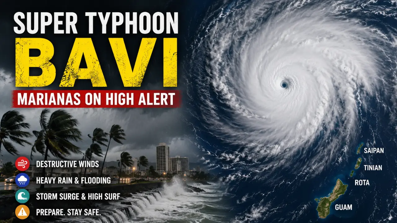 Guam and the Northern Marianas are bracing for Super Typhoon Bavi. Here is a clear look at the storm, its danger and what may happen next this week.